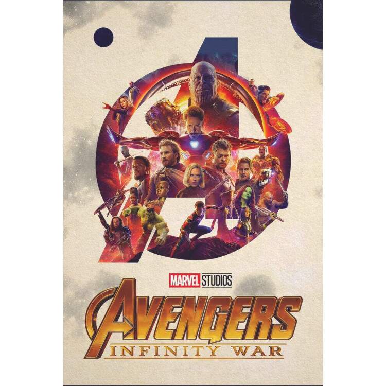 Placa Decorativa Vingadores Guerra Infinita 10