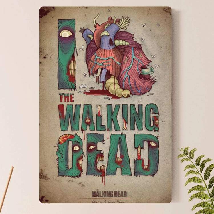 Placa Decorativa The Walking Dead 30