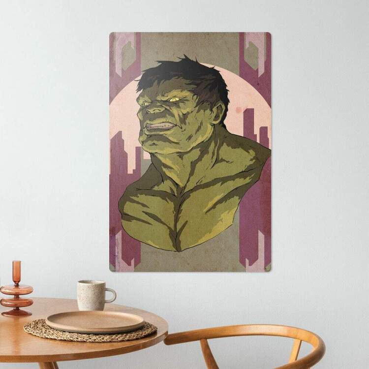 Placa Decorativa Vingadores Hulk