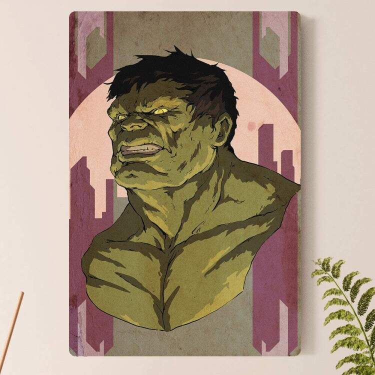 Placa Decorativa Vingadores Hulk