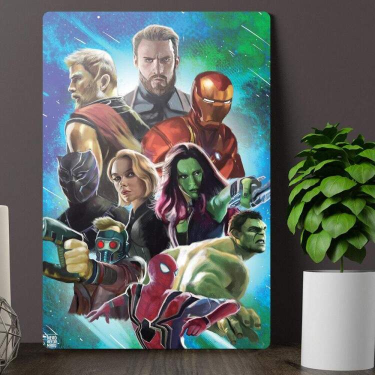 Placa Decorativa Vingadores Guerra Infinita 25