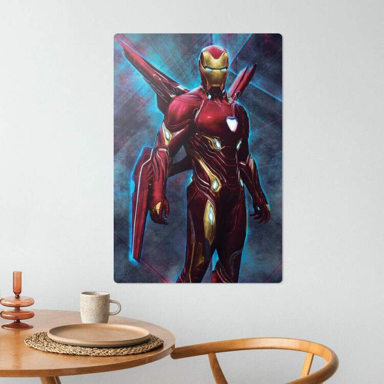 Placa Decorativa Vingadores Homem de Ferro 3