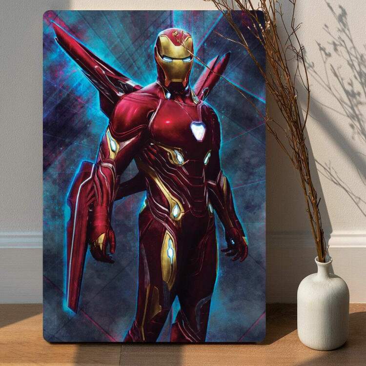 Placa Decorativa Vingadores Homem de Ferro 3