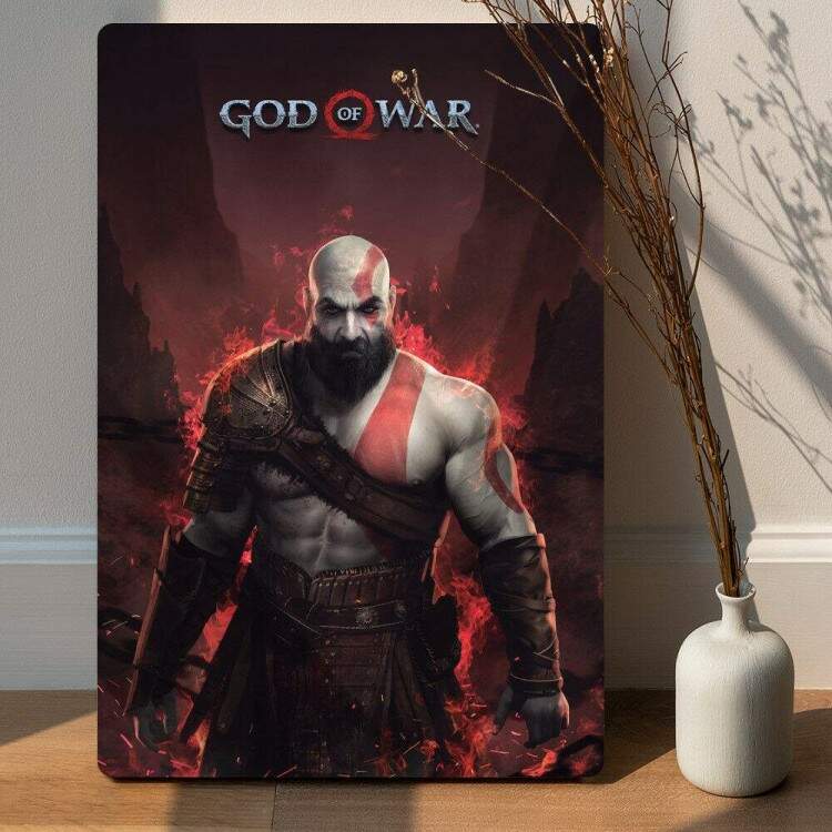 Placa Decorativa God of War 23