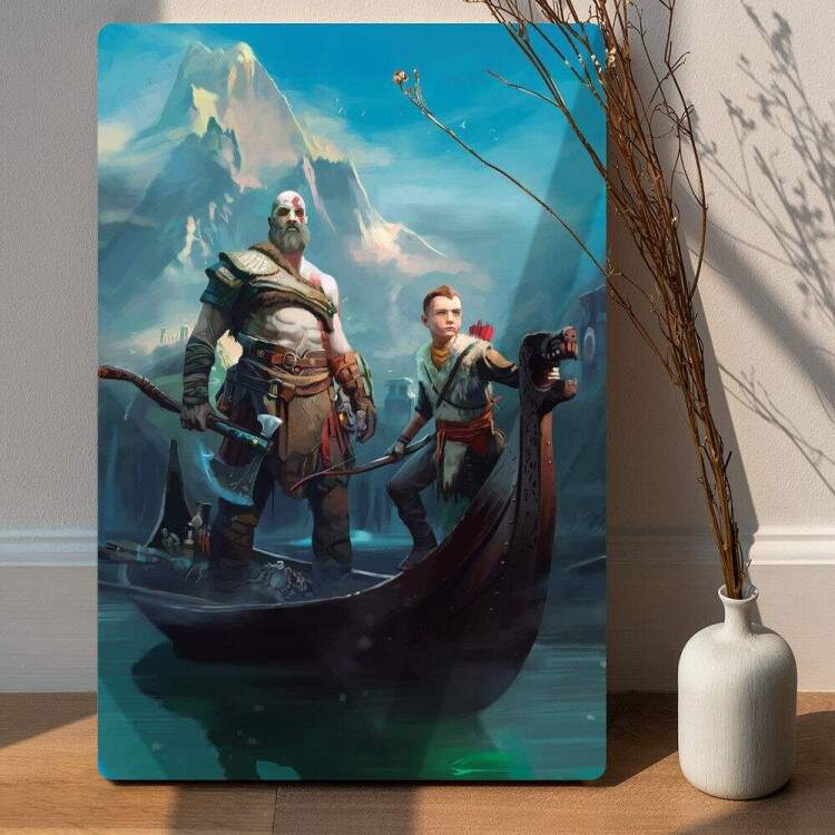 Placa Decorativa God of War 26