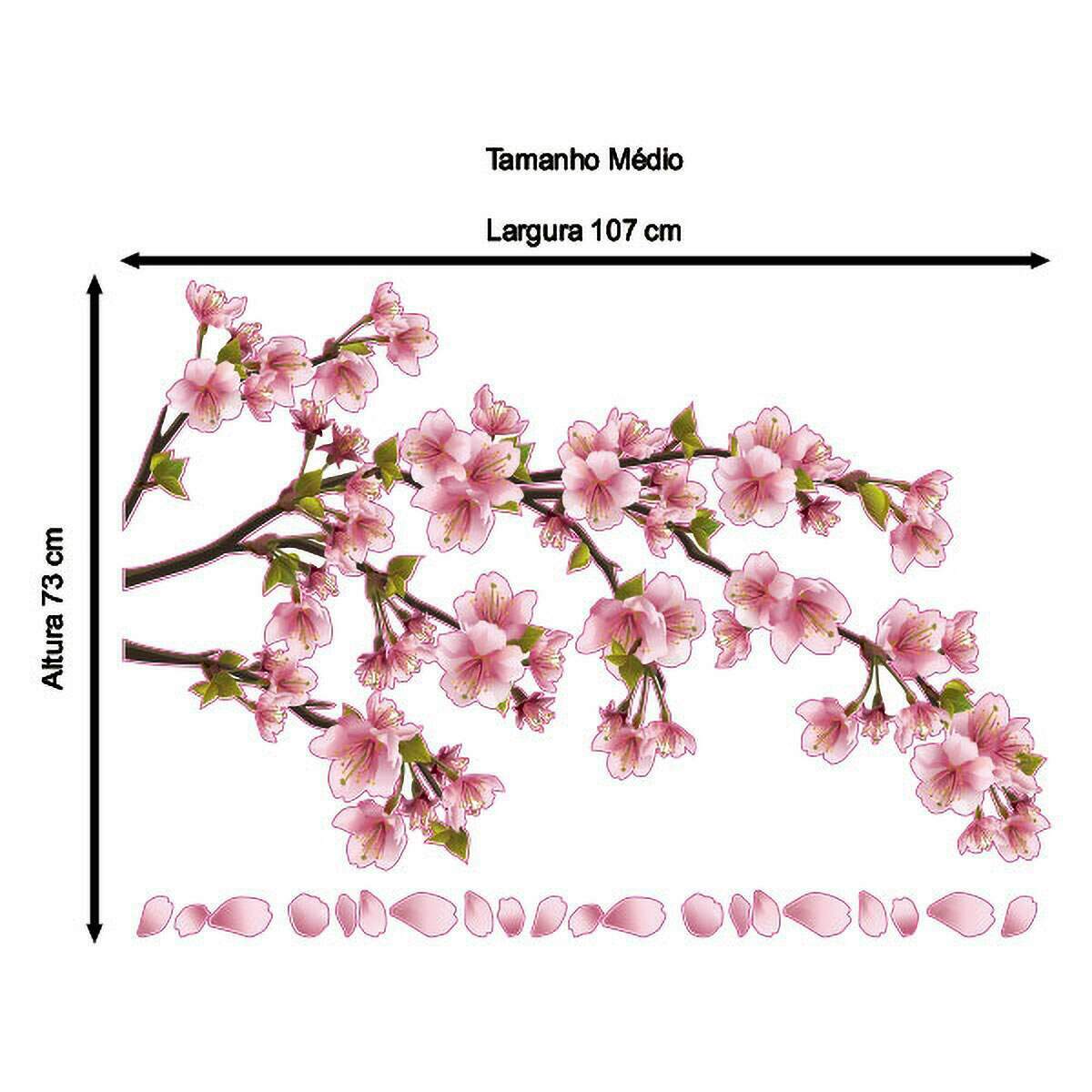 Adesivo de Parede Flor de Cerejeira Sakura