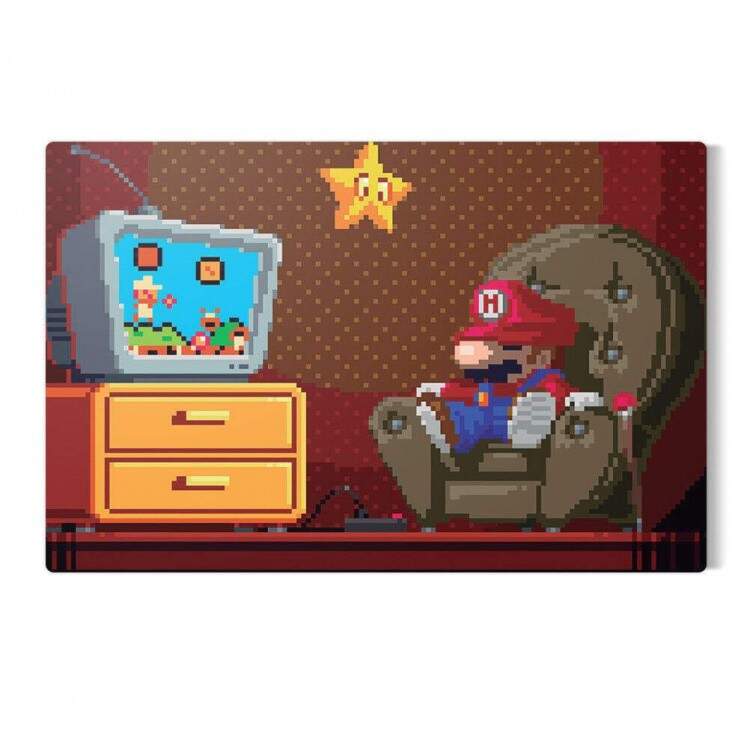 Placa Decorativa Super Mario 3