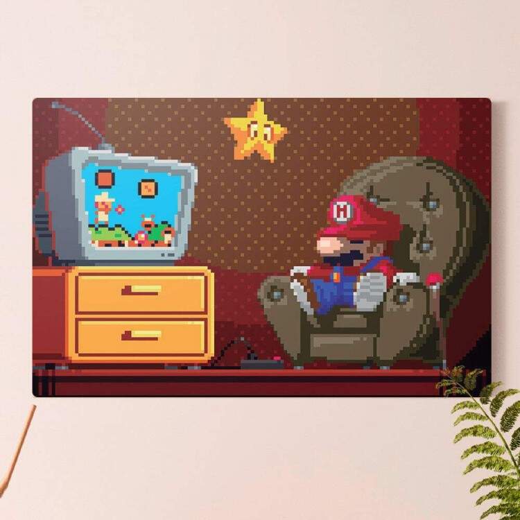 Placa Decorativa Super Mario 3