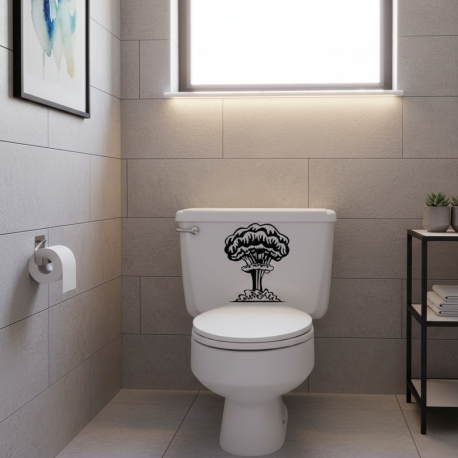 Adesivo Decorativo Para Banheiro Exploso