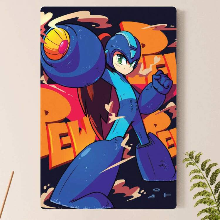 Placa Decorativa Games Mega Man 6