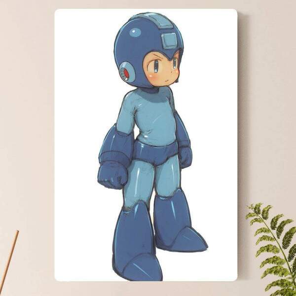 Placa Decorativa Games Mega Man 12