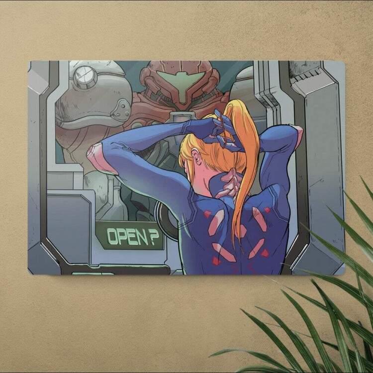 Placa Decorativa Games Metroid 7