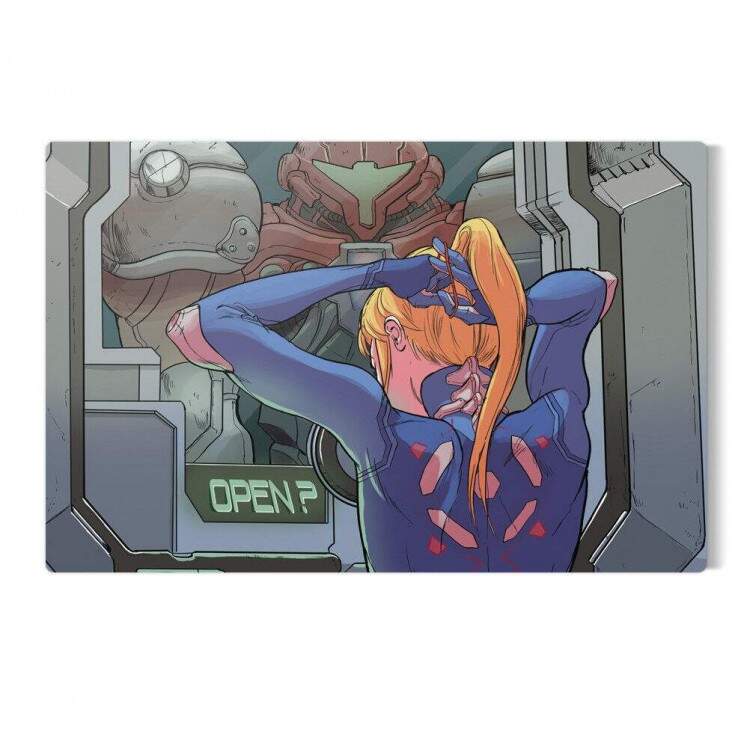 Placa Decorativa Games Metroid 7