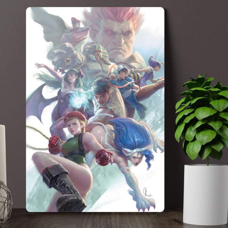 Placa Decorativa Street Fighter 35