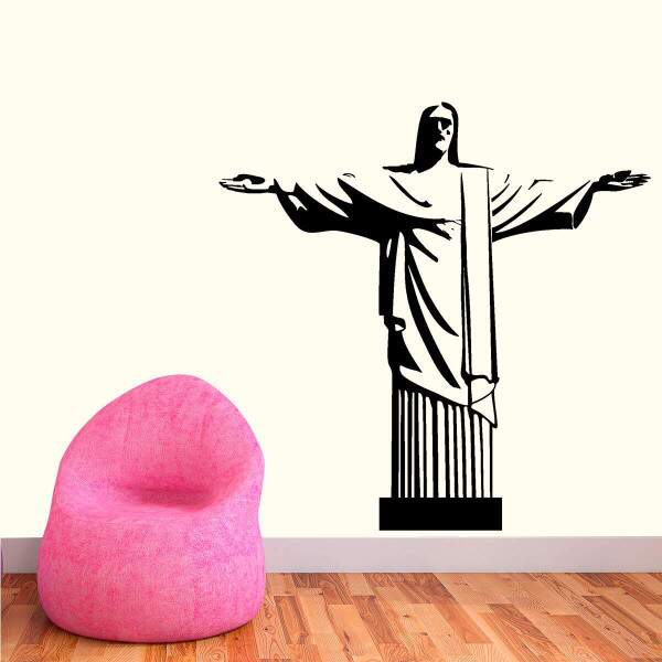 Adesivo de Parede Esttua Cristo Redentor