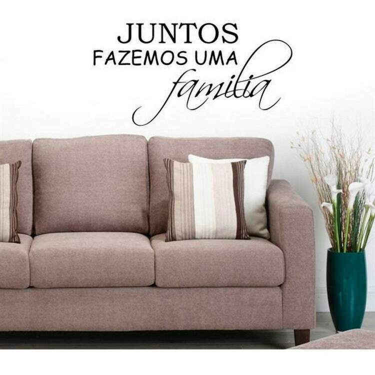 Adesivo de Parede Juntos Fazemos Uma Familia