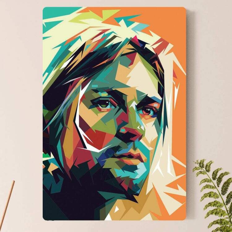 Placa Decorativa Kurt Cobain 15