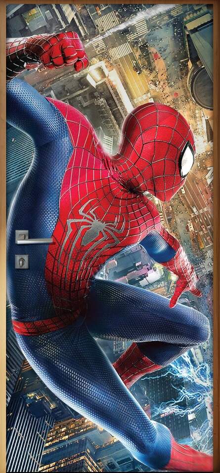 Adesivo Para Porta Homem Aranha 3