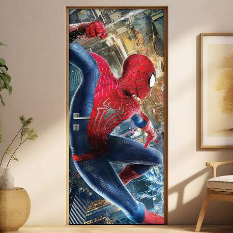 Adesivo Para Porta Homem Aranha 3