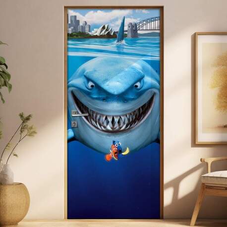 Adesivo Para Porta Turma Do Nemo Mod. 2