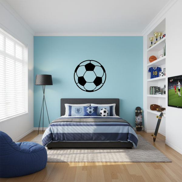 Adesivo de Parede Esporte Bola de Futebol