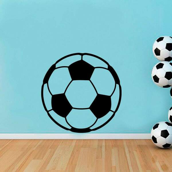 Adesivo de Parede Esporte Bola de Futebol