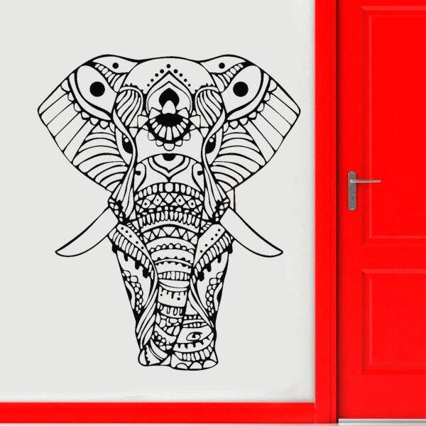 Adesivo de Parede Animais Elefante Indiano