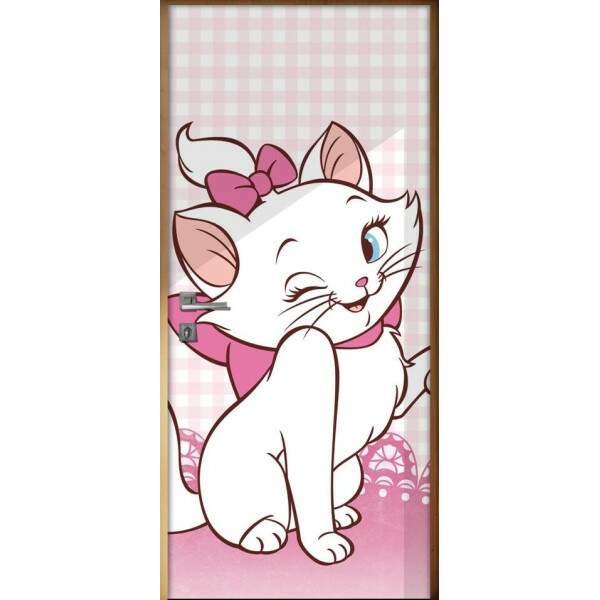Adesivo Para Porta Gatinha Marie