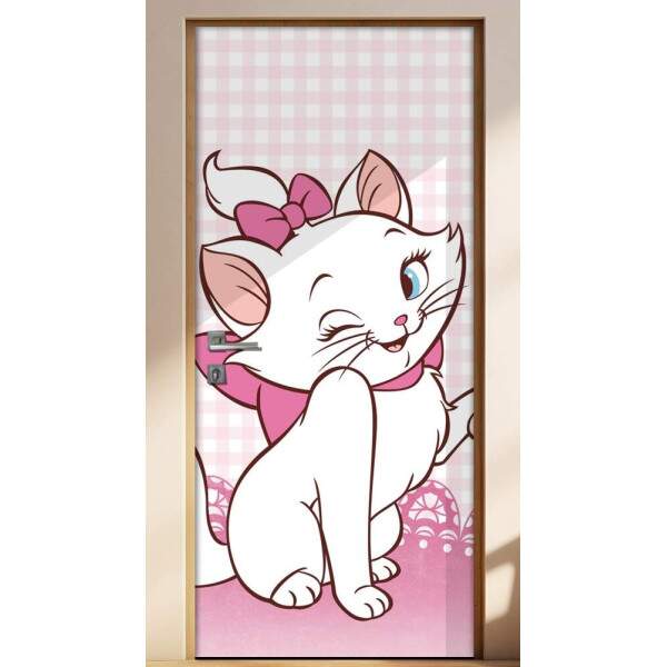 Adesivo Para Porta Gatinha Marie