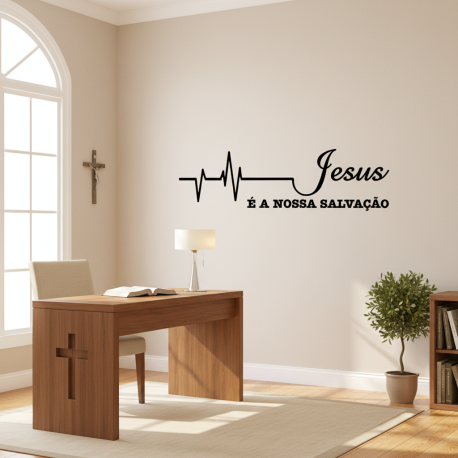Adesivo de Parede Jesus Cristo  a Salvao