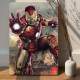 Placa Decorativa Her�is Homem de Ferro