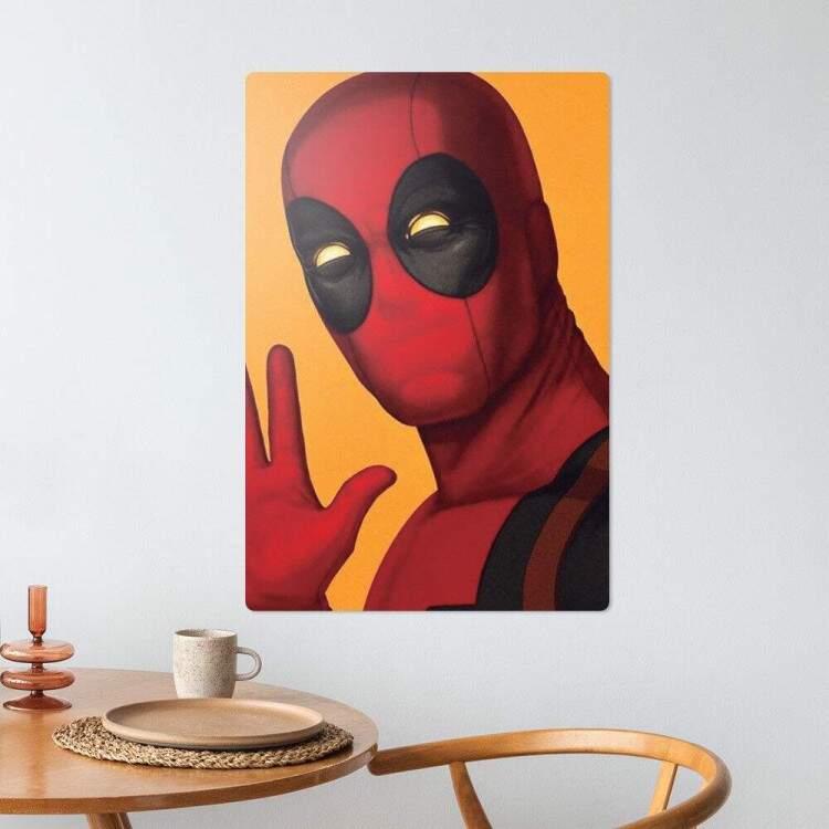 Placa Decorativa Heris Deadpool