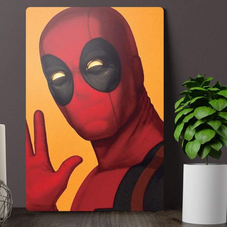 Placa Decorativa Heris Deadpool