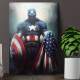 Placa Decorativa Her�is Capit�o Am�rica 2