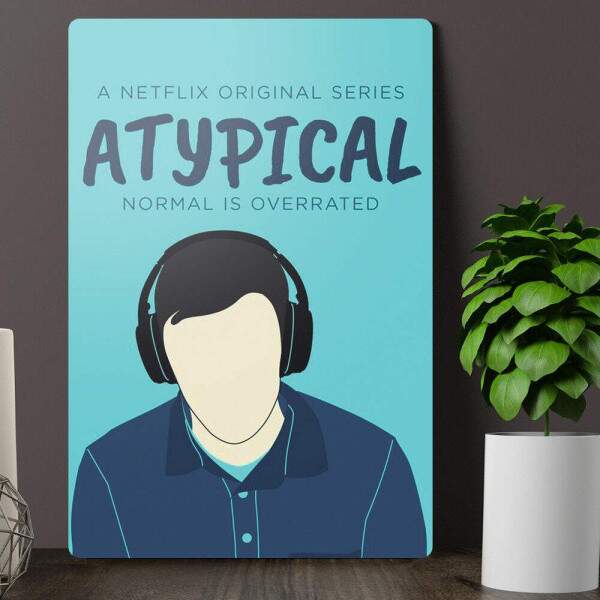 Placa Decorativa Srie Atypical