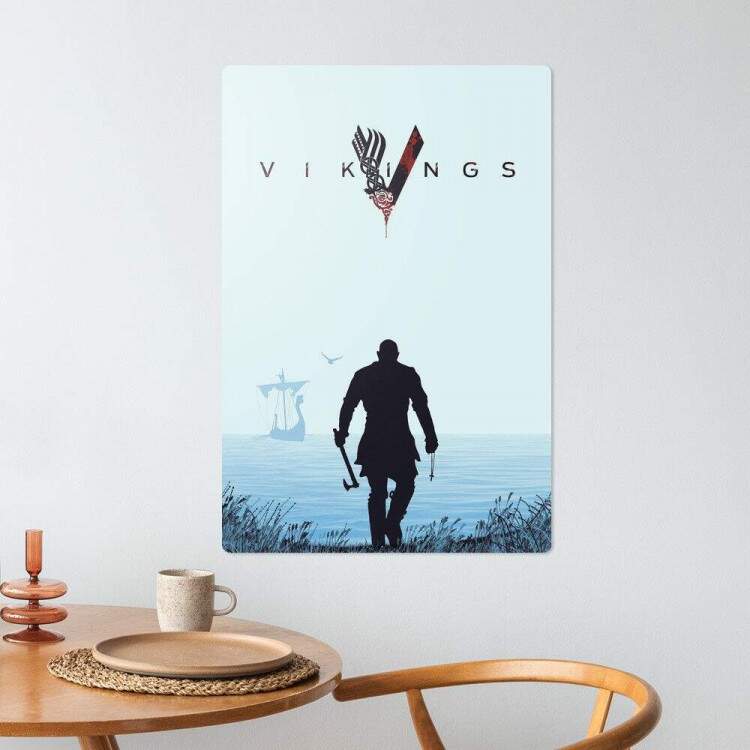 Placa Decorativa Srie Vikings