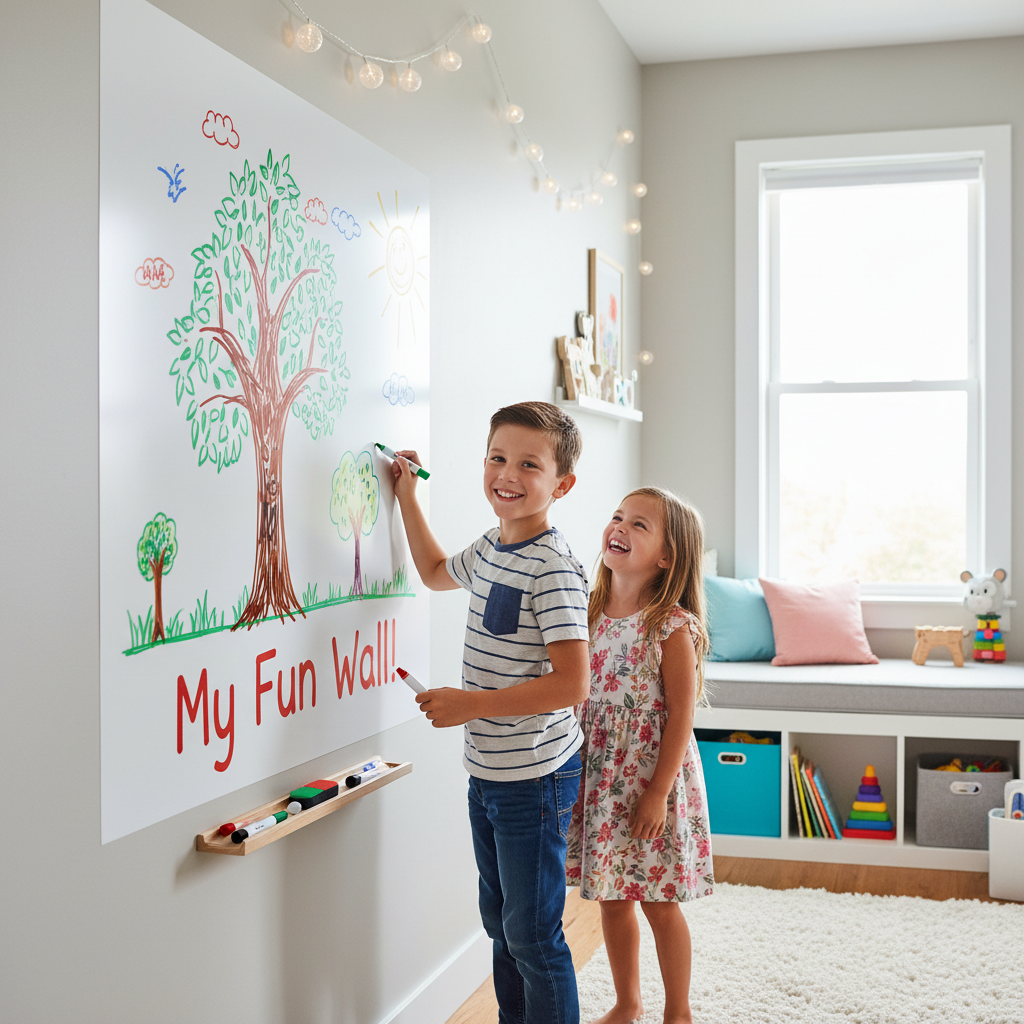 Adesivo para Lousa Quadro Branco Acompanha Caneta