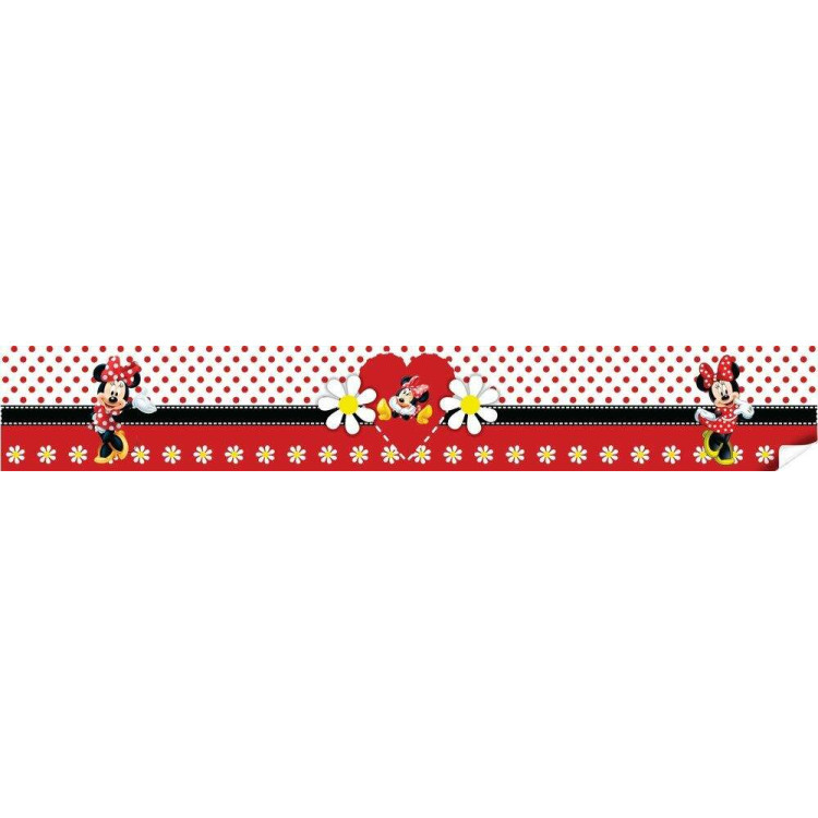 Faixa Decorativa Minnie com Flores