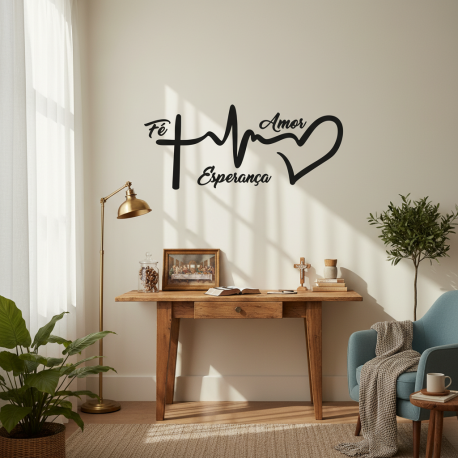Adesivo de Parede F Amor Esperana