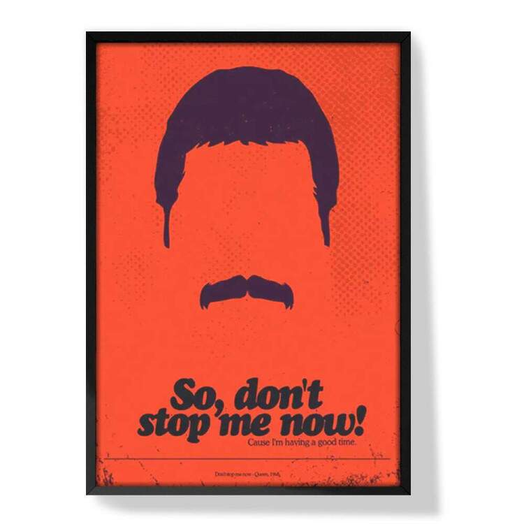 Quadro Decorativo Bandas Freddie Mercury 4