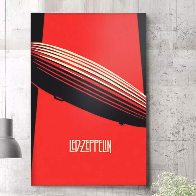 Quadro Decorativo Bandas Led Zepplin 3