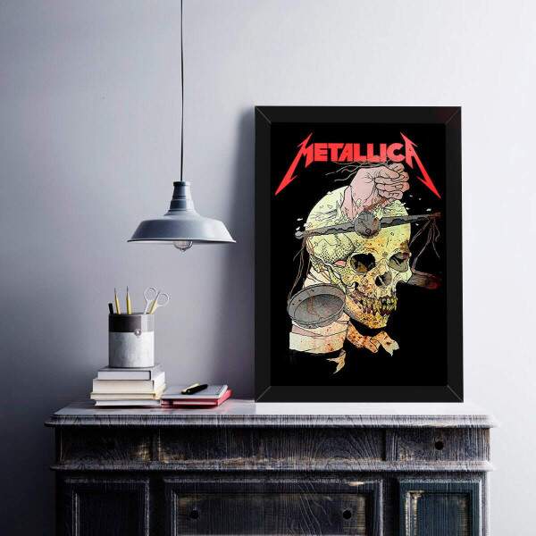 Quadro Decorativo Bandas Metallica