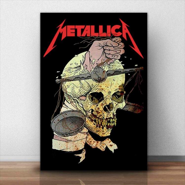 Quadro Decorativo Bandas Metallica