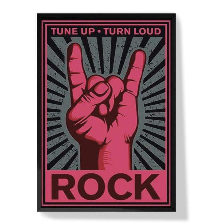 Quadro Decorativo Bandas Rock