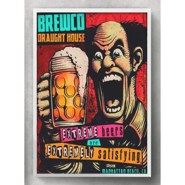 Quadro Decorativo Bebidas 14 Brewco