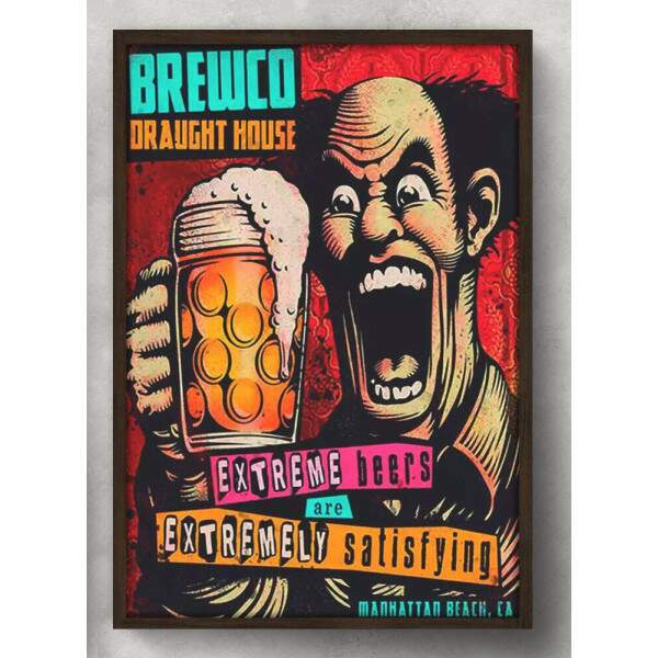 Quadro Decorativo Bebidas 14 Brewco