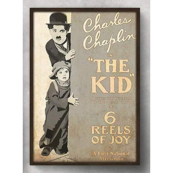 Quadro Decorativo Filmes Chaplin The Kid