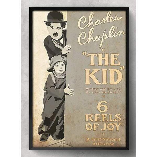 Quadro Decorativo Filmes Chaplin The Kid