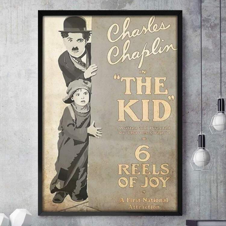 Quadro Decorativo Filmes Chaplin The Kid