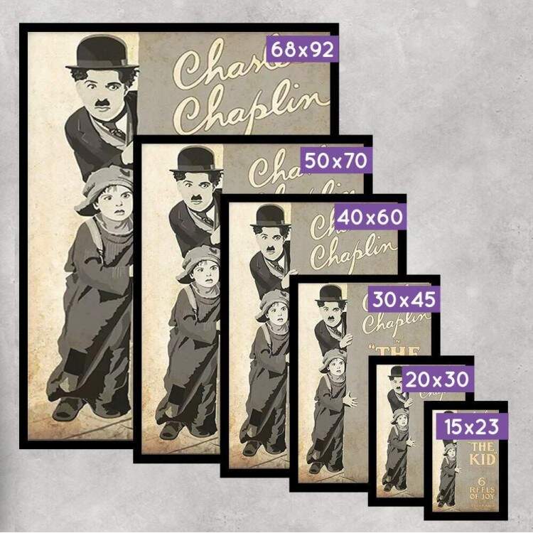 Quadro Decorativo Filmes Chaplin The Kid